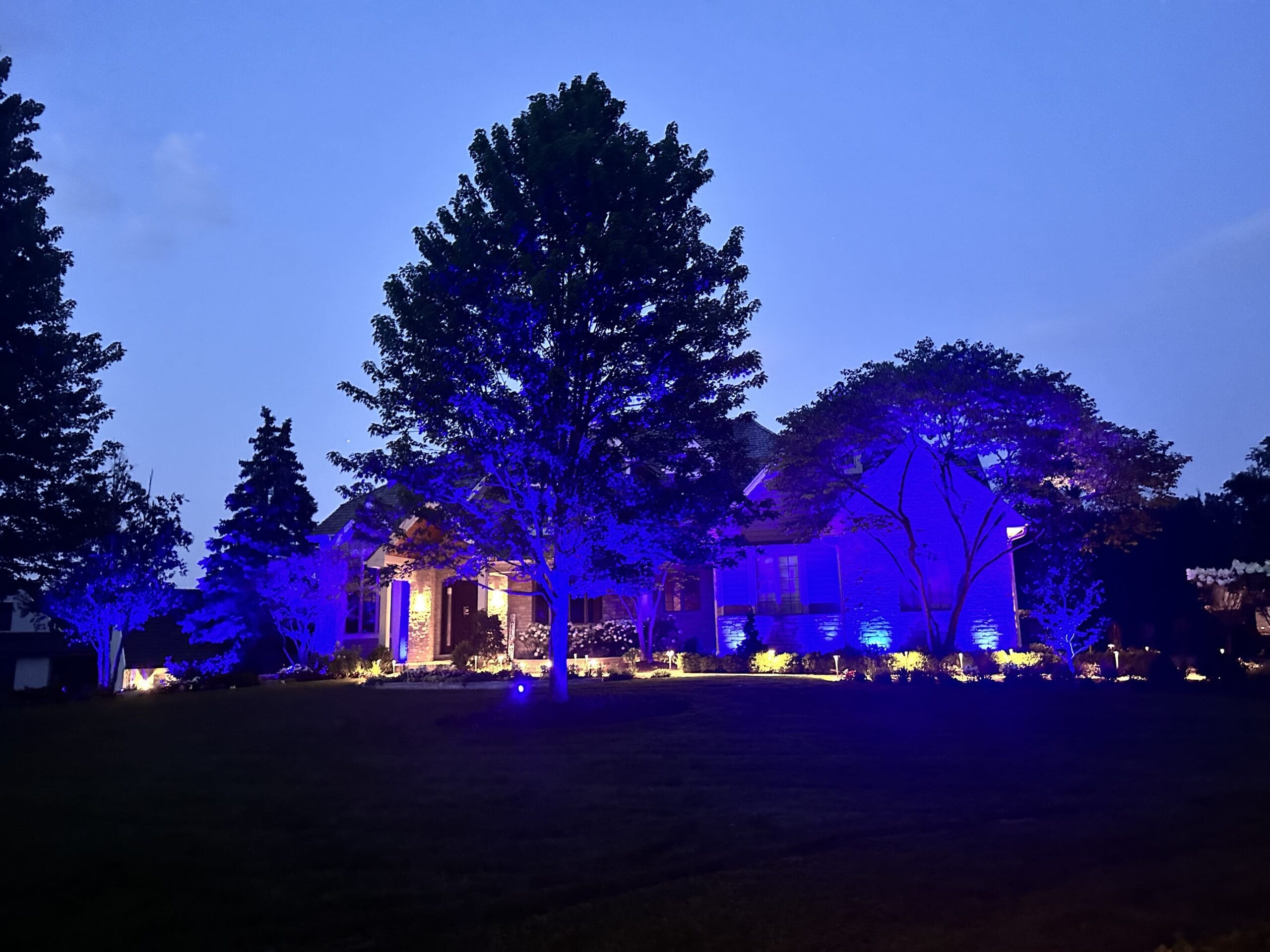 Color Changing Outdoor Lighting WAC Lighting Colorscaping Outdoor Lighting Color Changing